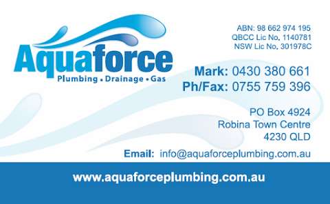 Photo: Aquaforce Plumbing and Gas